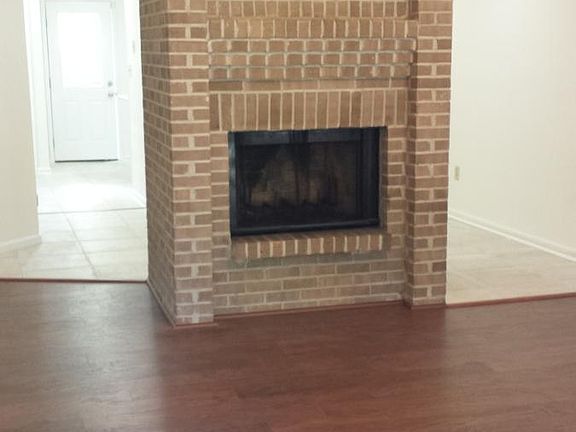 laminate floors /wood burning fireplace