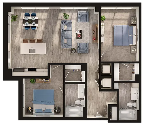 Floor plan B8