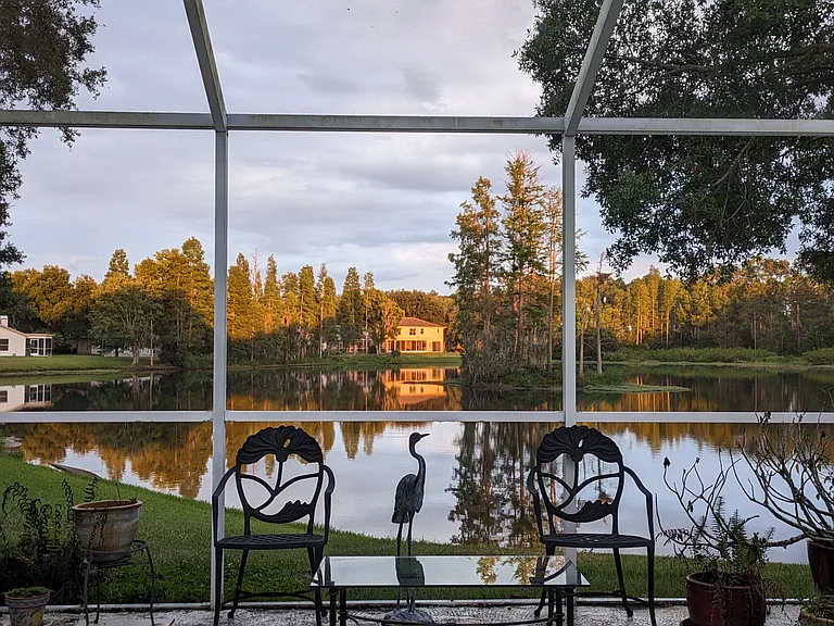 Screened Lanai on lake