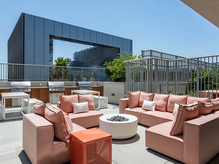 Poolside Fire Pit