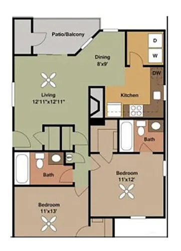 Floor plan B2RY