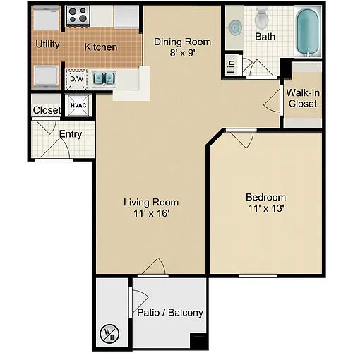 Floor plan A1