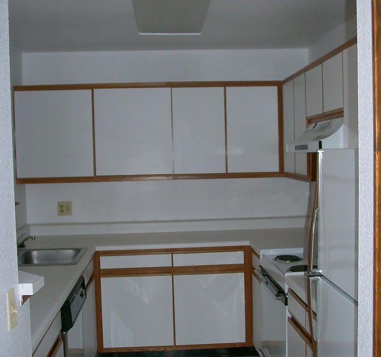 Looking into the kitchen