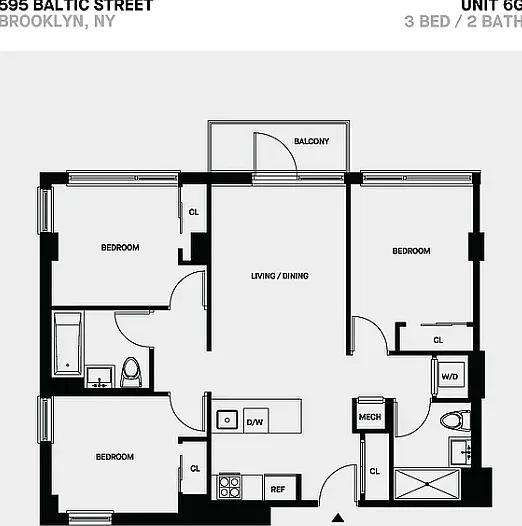 595 Baltic St #6G — Photo 2