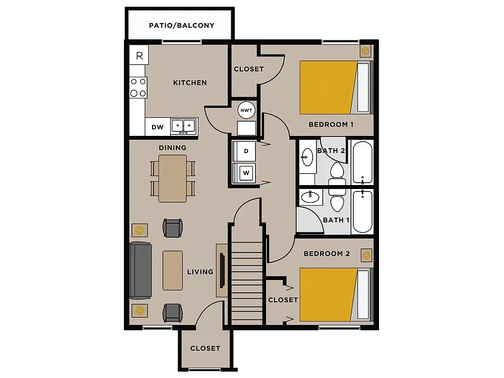 Floor plan 2B