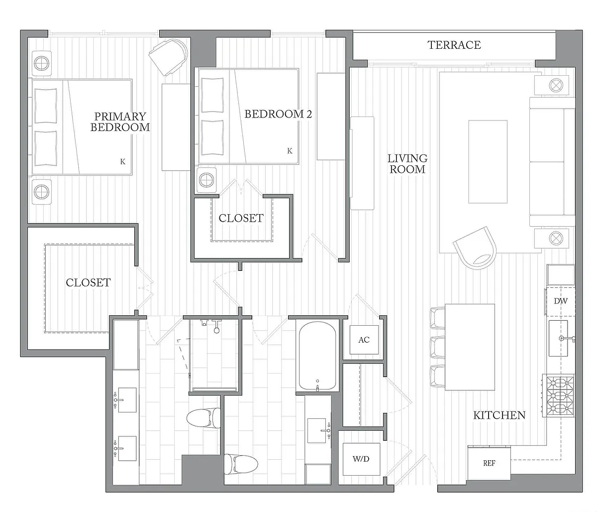 Floor plan 2C