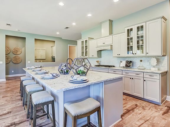 Kitchen with ample cabinet space