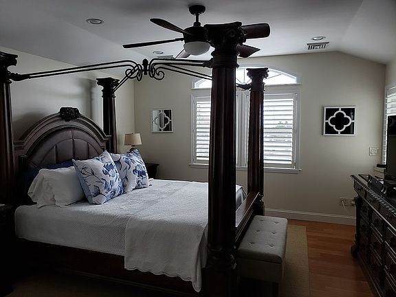 Master bedroom, third floor 