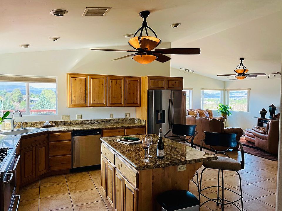 Open concept kitchen/living 