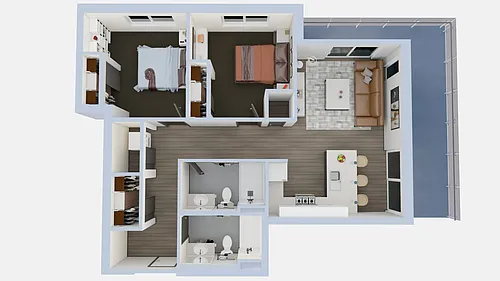 Floor plan B2a