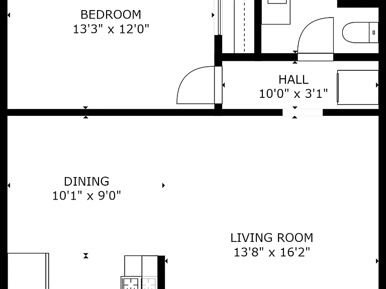 1BR Layout 1BR Layout