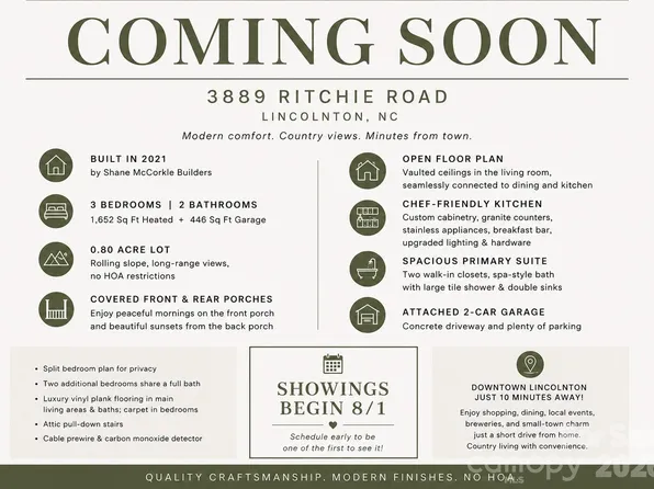 3889 Ritchie Rd, Lincolnton, NC 28092