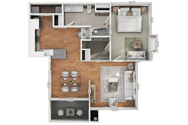 Floor plan 1C1