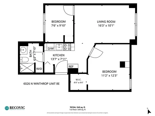 Floor plan 8E