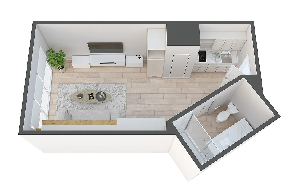 Floor plan Suite 1 LL