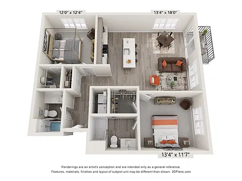 Floor plan The Vermillion