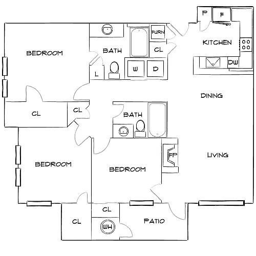 Floor plan Design 3A Premier