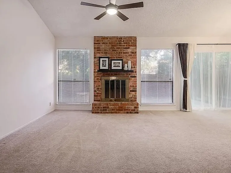 Living Room & Sliding Door to Back Patio