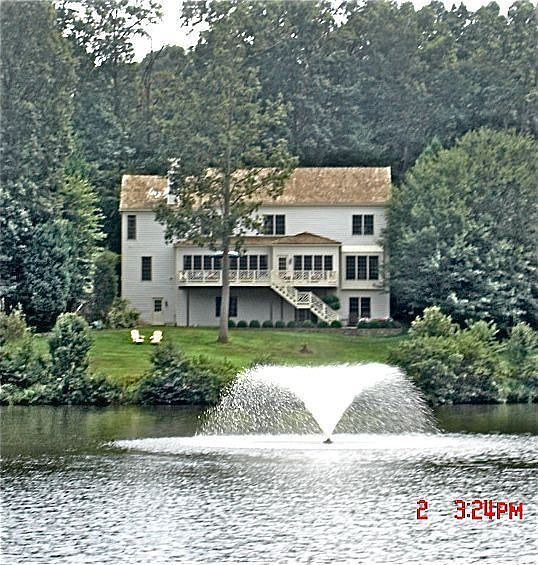 Lake facade