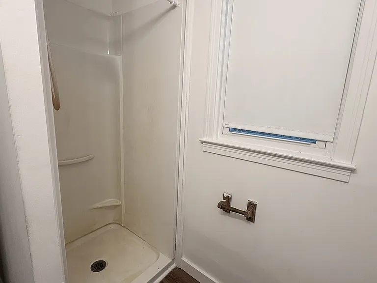 Shower in bathroom