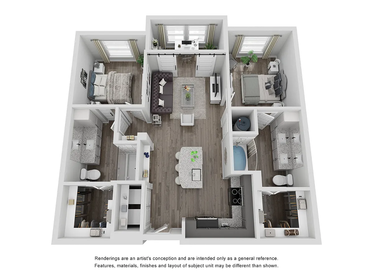 Floor plan B1d