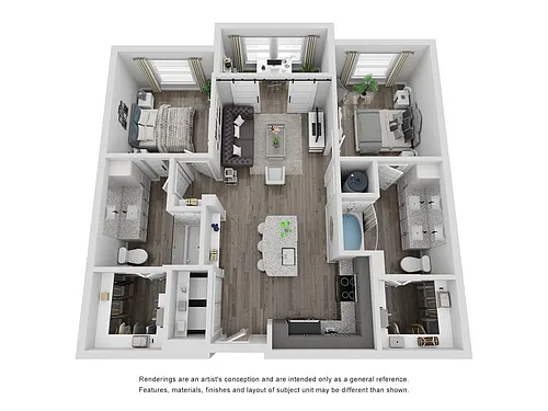 Floor plan B1d