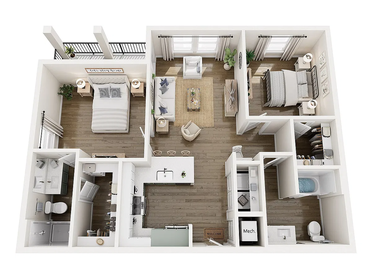 Floor plan B3