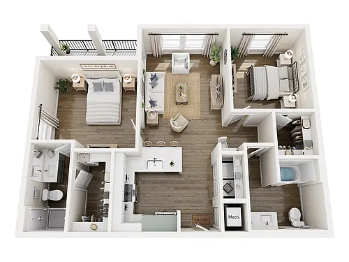 Floor plan B3
