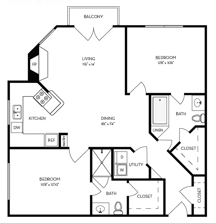 Floor plan B4