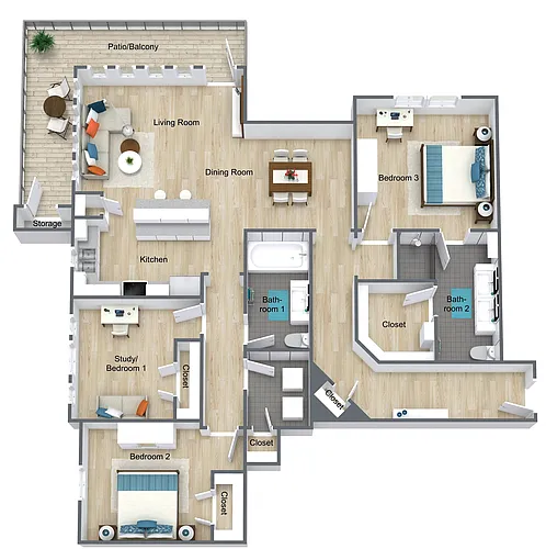 Floor plan Nottingham