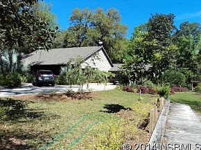 Decking next to pond