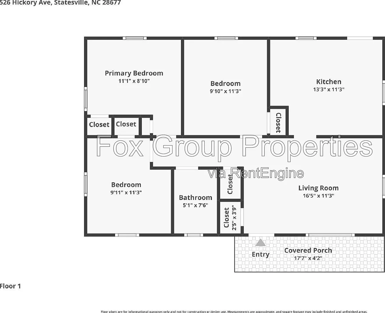 3 bed, 1.0 bath, 864 sqft, $1,455 — Photo 3