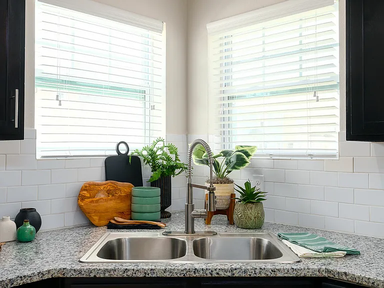 Enjoy a Stylish Kitchen with Granite Countertops at Seaglass Apartments - Elevate Your Corpus Christi Living