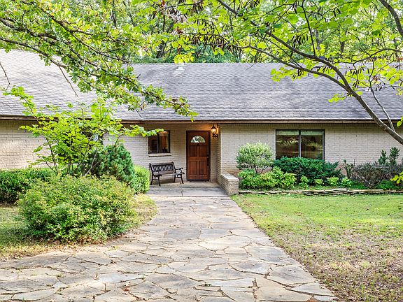 Front Door and Stone Walkway