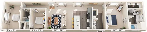 Floor plan Big Hamilton (The Hodges)