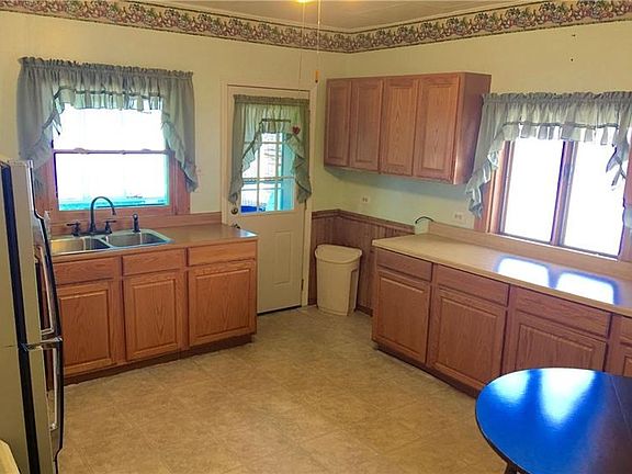 Plenty of cabinets and counter space in the kitchen.