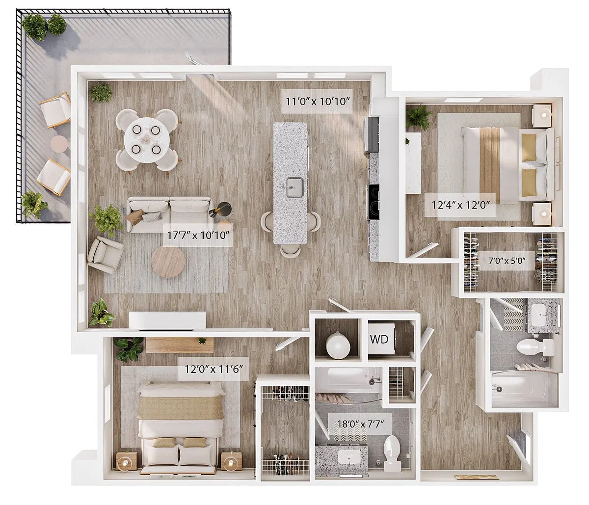 Floor plan The Hopkeeper