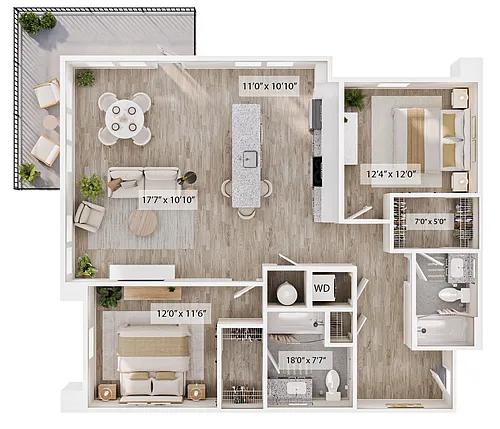 Floor plan The Hopkeeper