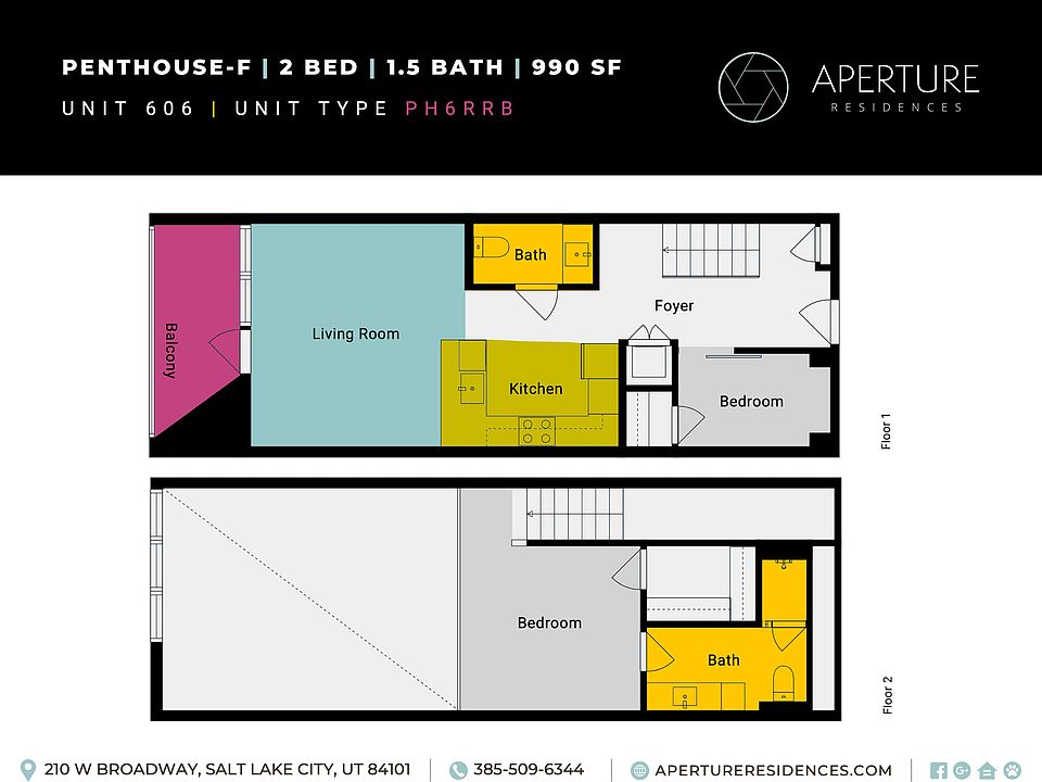 Unit 606 Aperture - Floor Plan Inserts Unit 606 Aperture - Floor Plan Inserts