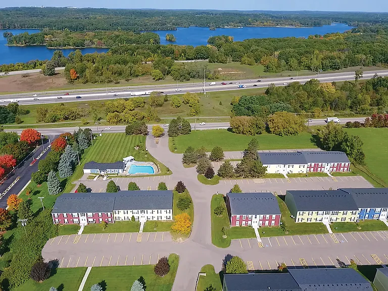Enjoy year round spectacular living with nature trails to explore, lakes to swim and boat and kayak in, biking, skating, discovering nature, too.