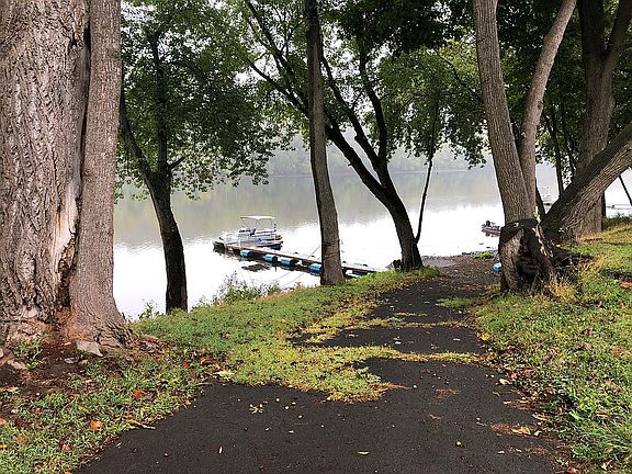 Private boat ramp and dock