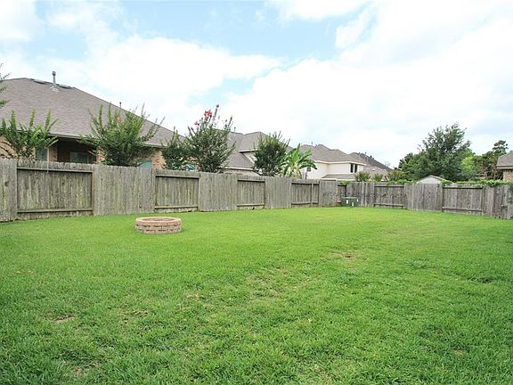 This shows the Fully Fenced Back Yard.