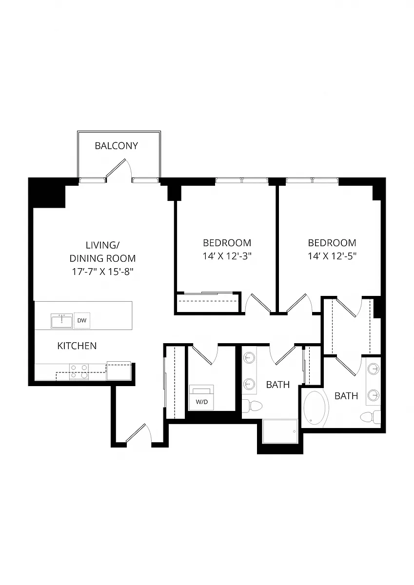 Floor plan 2x2p C10