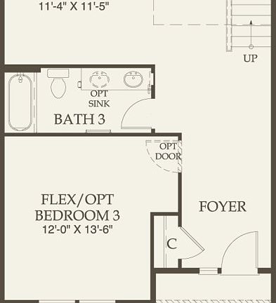 First Floor 2 br / 3.5 ba