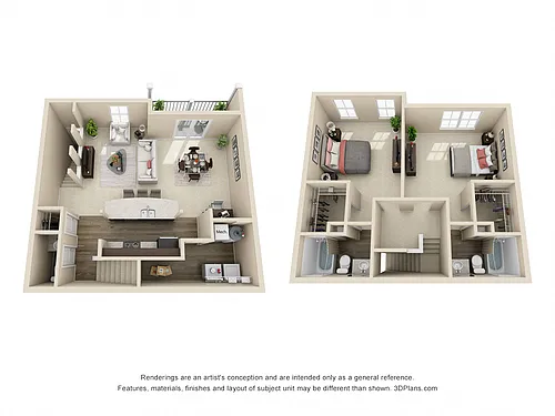 Floor plan The Hampton Townhome