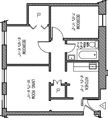 2nd image of 305 W 45th St APT 6J