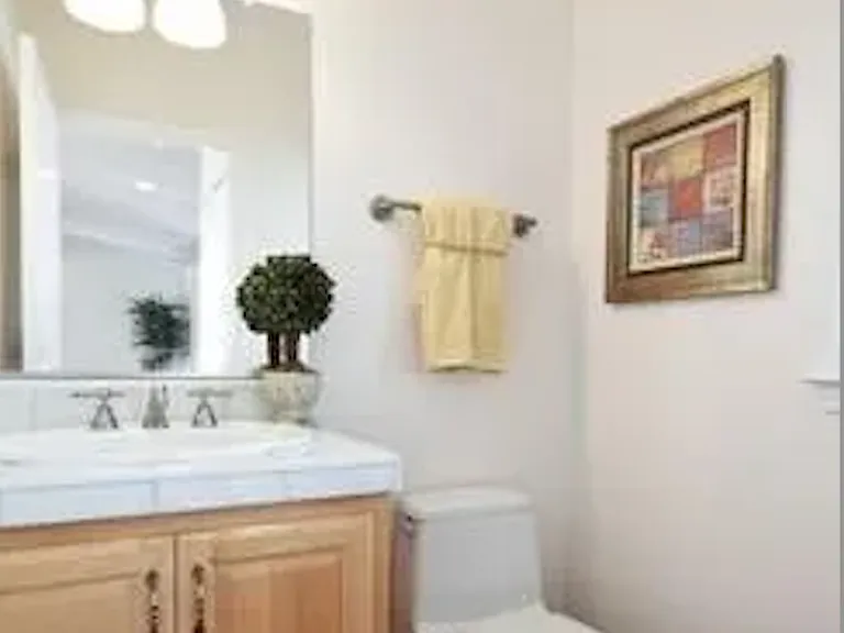 Upstairs half bath