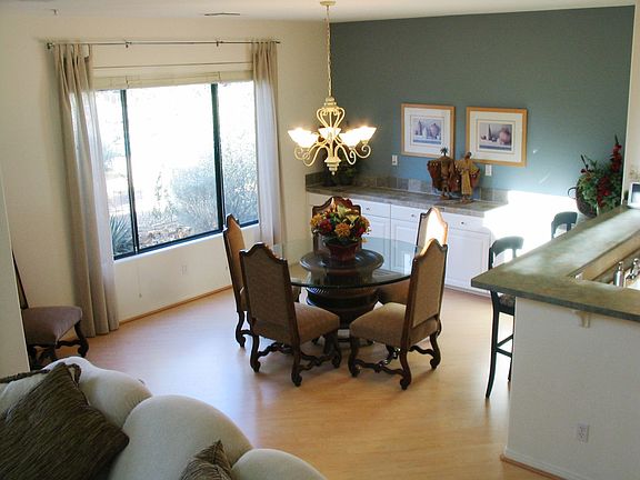 Spacious dining area