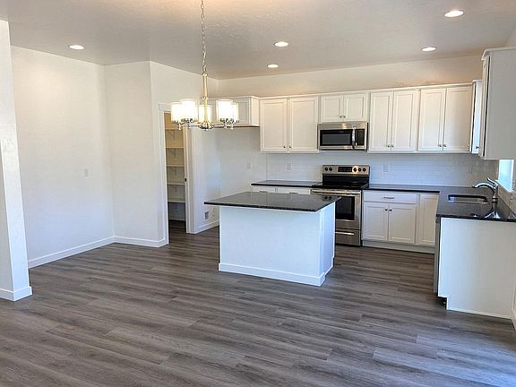 Kitchen with walk-in pantry
