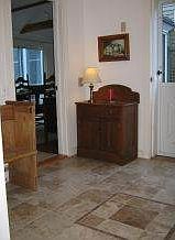 Custom tiled mudroom
